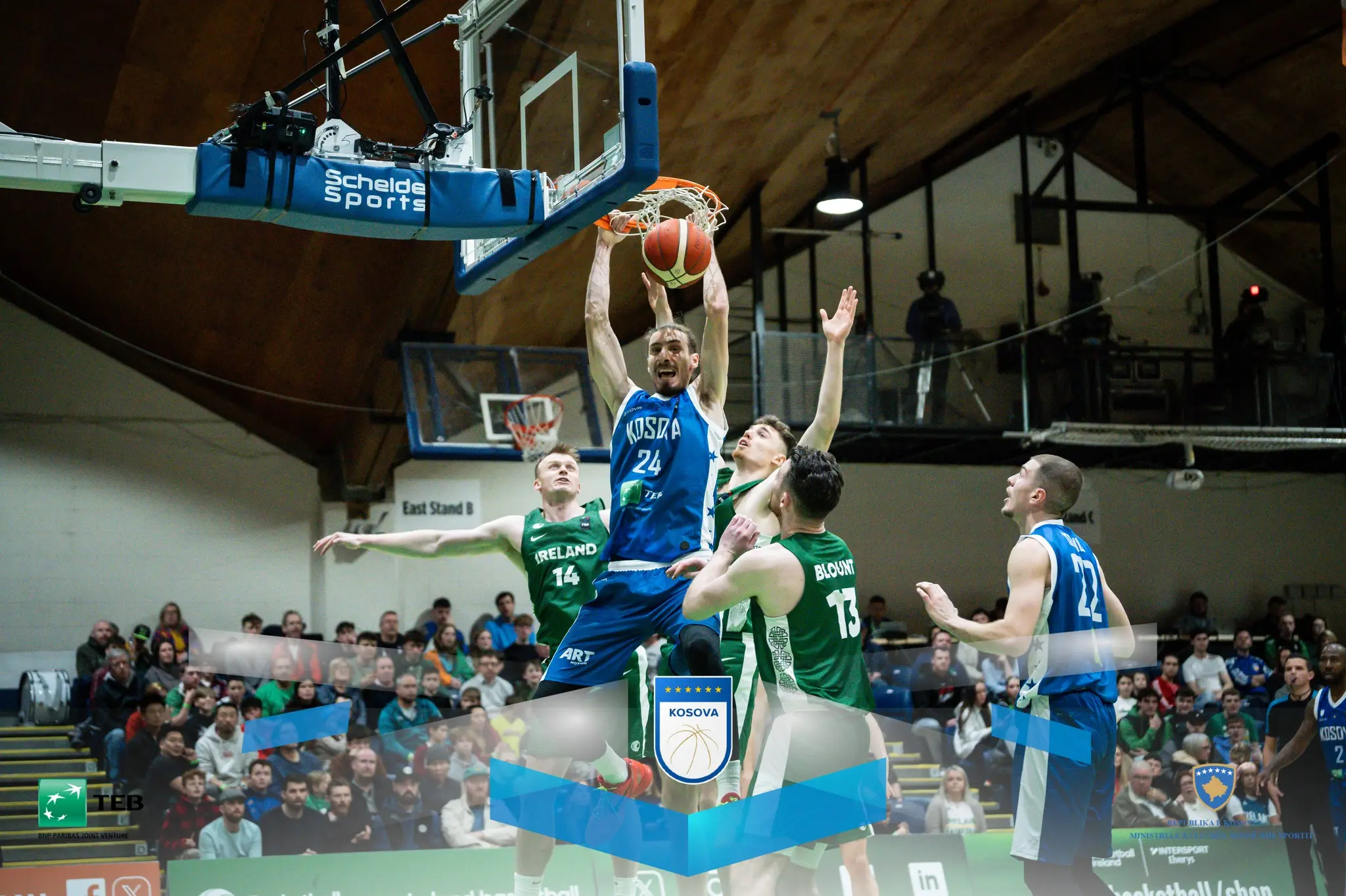 Pamje nga ndeshja Irlanda-Kosova